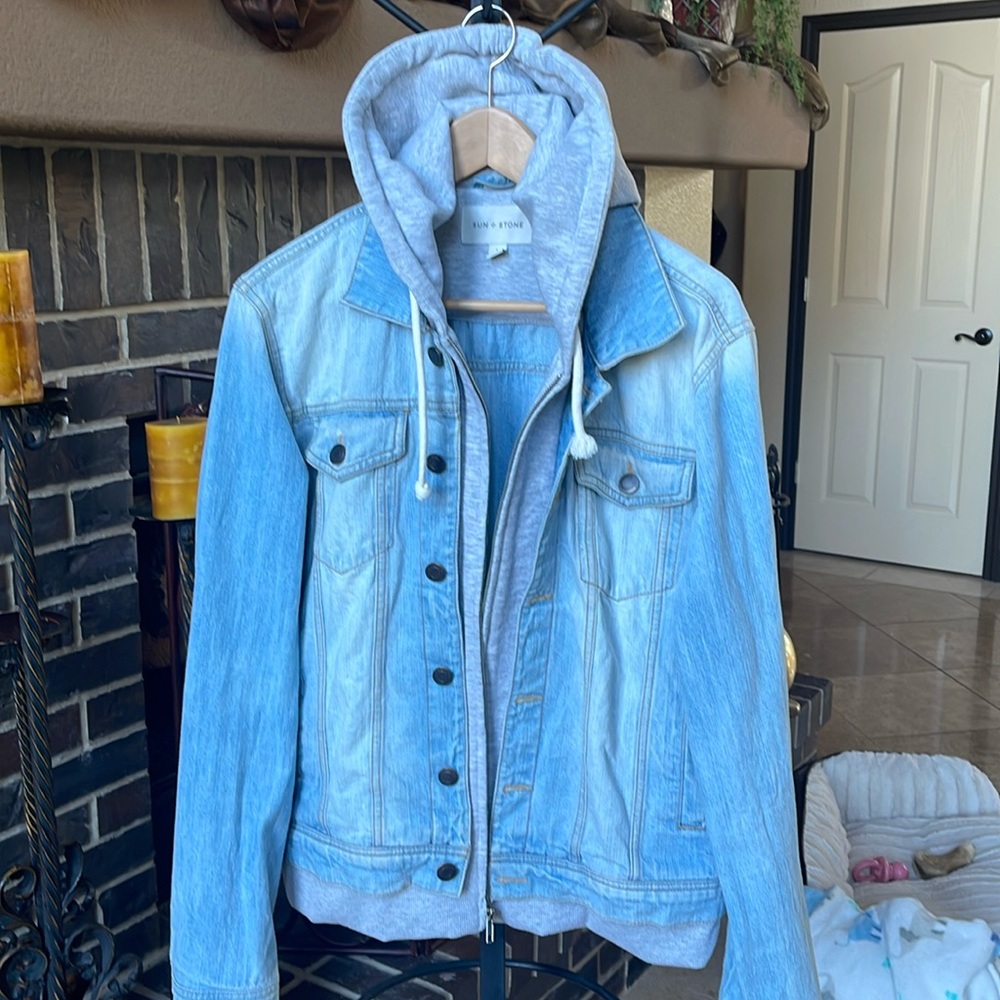 Denim Men’s casual jacket. Size L